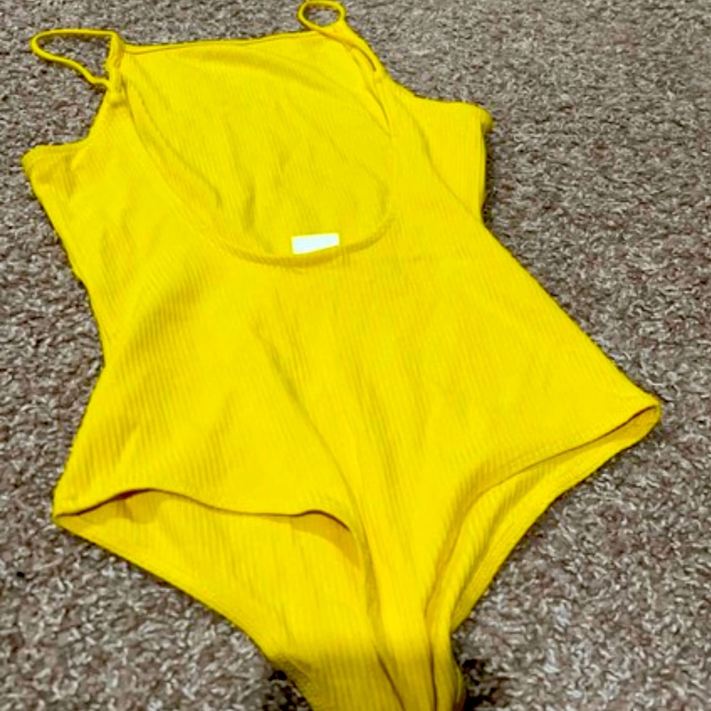 Beautiful yellow bodysuit